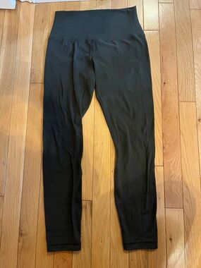 Army green lululemon align leggings crop 23” length